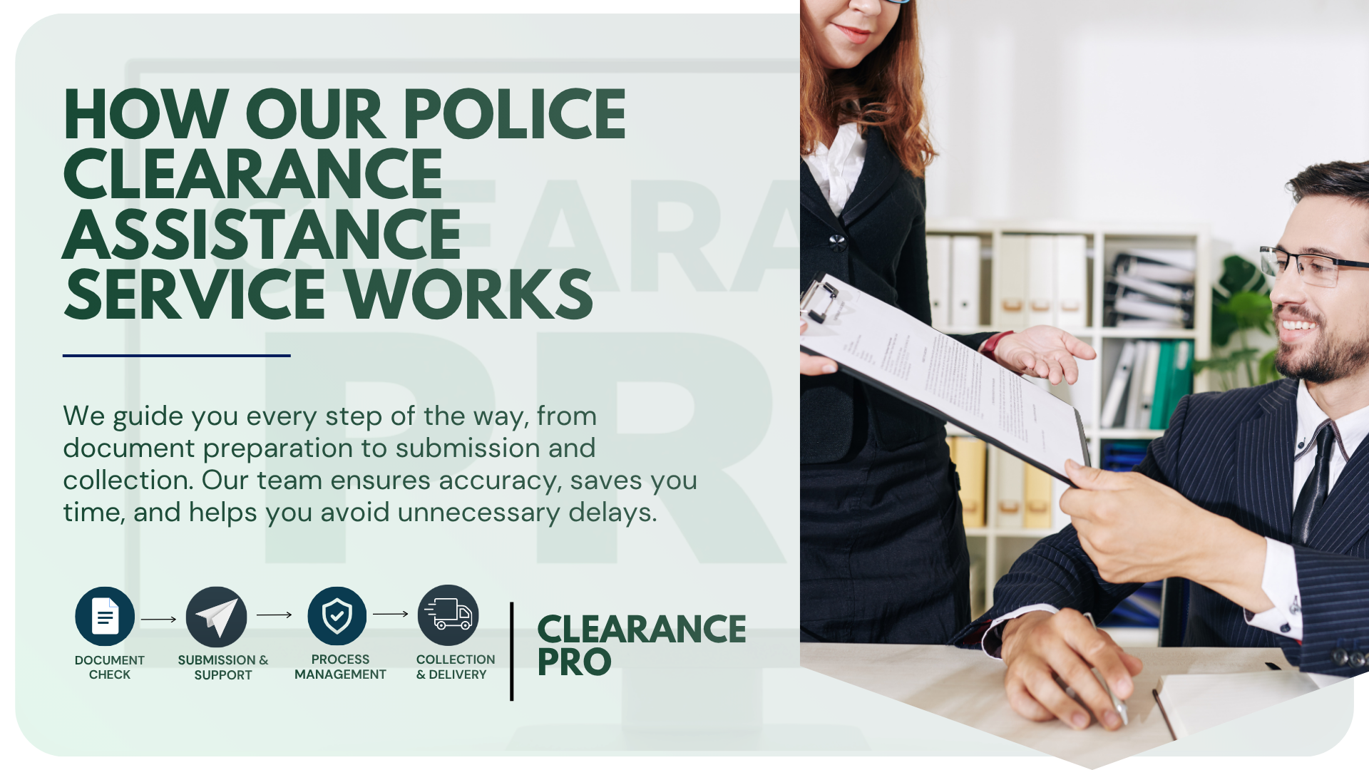 How Our Police Clearance Assistance Service Works